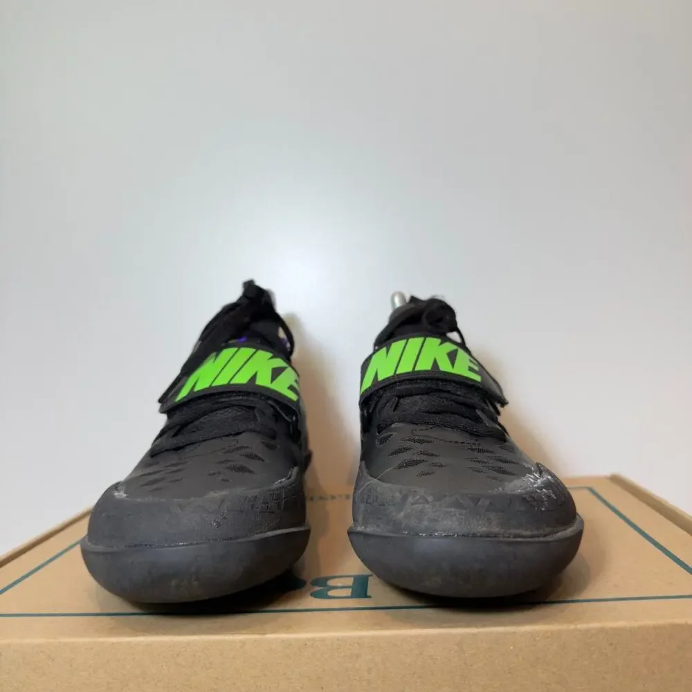 Nike Zoom SD Womens 6.5 Track Field Discus Throwing Shoes Black Green ShotPut